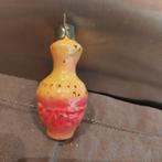 B1083 oude kerstbal roze kruik 7 cm, Diversen, Kerst, Ophalen of Verzenden, Gebruikt