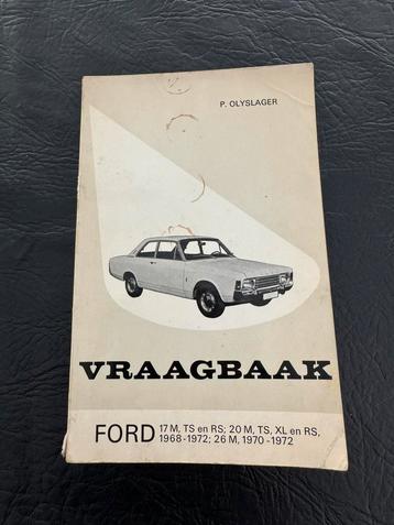 Handleiding boekje Vraagbaak Ford 1968 - 1972 beschikbaar voor biedingen