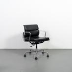 2 Vitra Eames Ea 217 Softpad Leer Aluminium, Ophalen of Verzenden, Ergonomisch, Zo goed als nieuw, Zwart