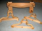 te koop: leuke  wandkapstok hout touw, Huis en Inrichting, Wandkapstok, Ophalen of Verzenden, Zo goed als nieuw, Minder dan 100 cm