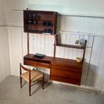 Poul Cadovius – Modulair wandsysteem teak vintage deens, Gebruikt, 150 tot 200 cm, Teakhout, Ophalen of Verzenden