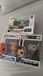 Set van 3 Funko Pop’s Morty Charmander Child 378 455 567, Ophalen of Verzenden, Nieuw