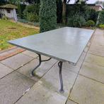 Leistenen tuintafel 220x100cm, in prachtige nieuwstaat!, Ophalen, Zo goed als nieuw, Rechthoekig, Metaal