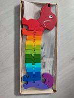 Houten Cijfer Puzzel Hond, Kinderen en Baby's, Speelgoed | Kinderpuzzels, 2 tot 4 jaar, 10 tot 50 stukjes, Ophalen of Verzenden