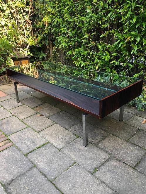 Retro vintage Louis van Teeffelen vitrine salontafel voor To, Verzamelen, Retro, Huis en Inrichting, Ophalen