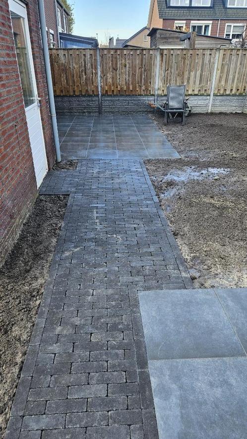 Betonnen klinkertjes bruin-zwart en antraciet dikformaat, Tuin en Terras, Tegels en Klinkers, Nieuw, Klinkers, Beton, 10 m² of meer