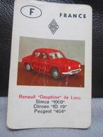 autokaartje  RENAULT DAUPHINE, Ophalen of Verzenden, Gebruikt, Auto's