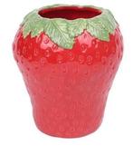 Vaas Aardbei Aardbeien Vaas Strawberry Nieuw, Minder dan 50 cm, Nieuw, Ophalen of Verzenden, Overige kleuren