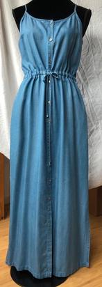 Mooie lange spijker jurk van tencel Steps maat 38, Blauw, Maat 38/40 (M), Ophalen of Verzenden, Steps