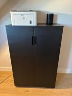 GALANT Kast - Zwart Essenfineer - 80x120cm, Huis en Inrichting, Ophalen, Gebruikt, 100 tot 150 cm, 50 tot 100 cm