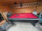 Pooltafel 7 voet met leistenen blad uit 1 stuk, Sport en Fitness, Biljarten en Poolen, Ophalen, Gebruikt, Pooltafel
