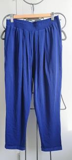 Koningsblauwe broek van Cora Kemperman, Maat 38/40 (M), Verzenden, Blauw, Cora Kemperman