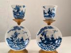 Antiek Chinees porselein kop en schotels 2x, Ophalen of Verzenden
