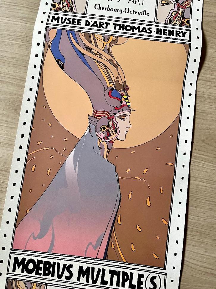 Moebius - Multiple(s) Expo poster 2011 Starwatcher #9, Boeken, Stripboeken, Zo goed als nieuw, Eén stripboek, Ophalen of Verzenden