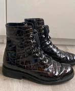 Durea lak veterboots / enkellaarsjes maat 42 E (smal), Kleding | Dames, Schoenen, Ophalen of Verzenden, Zo goed als nieuw, Zwart