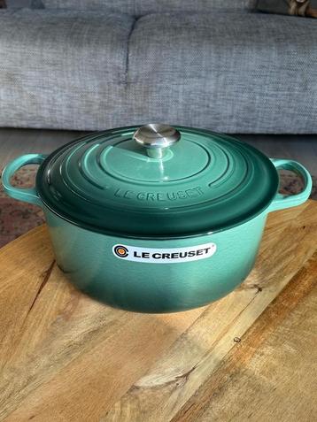 Le Creuset Gietijzeren Braadpan 28 cm – Artichaut beschikbaar voor biedingen