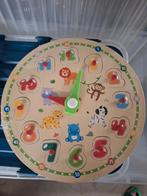 Houten puzzel klok leren lezen (nieuw), Ophalen of Verzenden, Nieuw