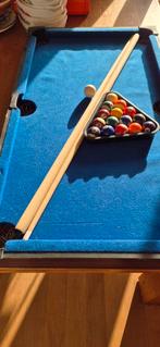 Mini pooltafel met keus en ballen, Ophalen of Verzenden, Zo goed als nieuw