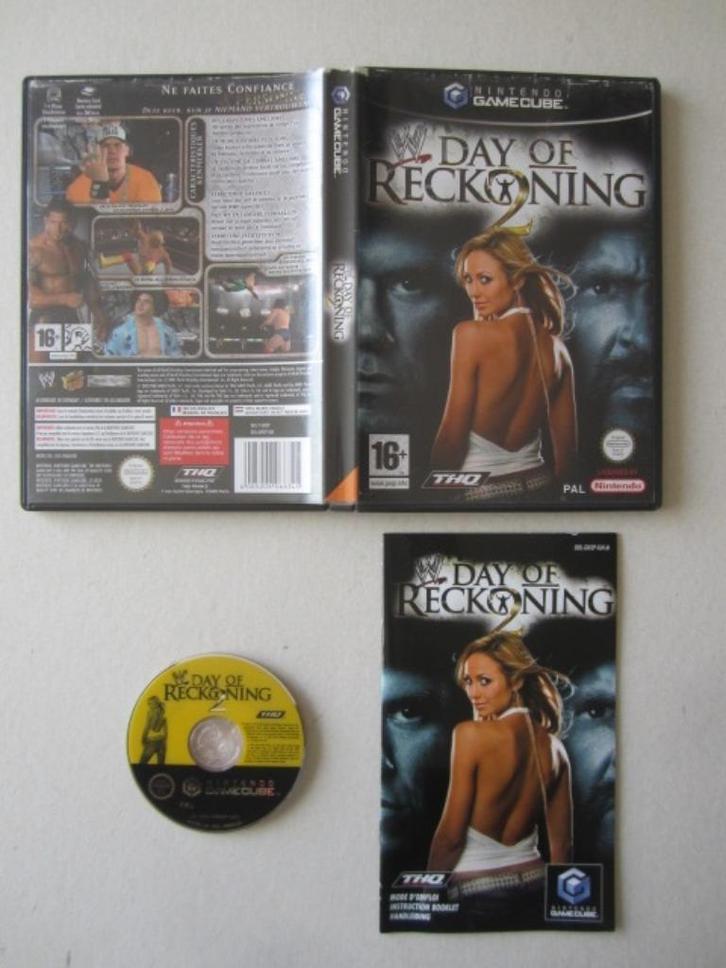 WWE Day of Reckoning 2 Nintendo Gamecube wwf wrestling, Spelcomputers en Games, Games | Nintendo GameCube, Vechten, 3 spelers of meer