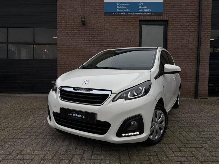 Peugeot 108 1.0 E-vti 72pk 5D 2021 Wit, Auto's, Peugeot, Bedrijf, Achteruitrijcamera, Benzine, Euro 6, A, Hatchback, Handgeschakeld