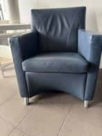 Leolux Dolcinea Senso blauwgrijs leer., Ophalen, Gebruikt, Leer, Leolux Dolcinea, leder, Senso, design, blauwgrijs.