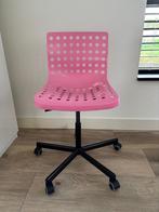 Bureaustoel, Huis en Inrichting, Ophalen, Gebruikt, Roze, Bureaustoel