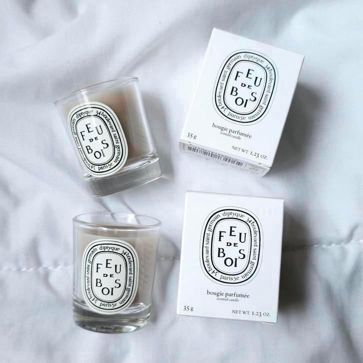 NU €13 ‼️ Diptyque Feu de Bois geurkaars kaars candle 35 g, Verzamelen, Parfumverzamelingen, Nieuw, Miniatuur, Ophalen of Verzenden