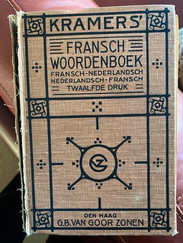 Kramers Frans Woordenboek - Twaalfde Druk beschikbaar voor biedingen