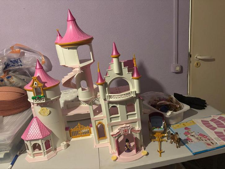 Playmobil Princess Groot Prinsessenkasteel, Kinderen en Baby's, Speelgoed | Playmobil, Zo goed als nieuw, Complete set, Ophalen of Verzenden