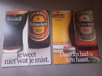 Heineken vintage reclame 1980's beschikbaar voor biedingen