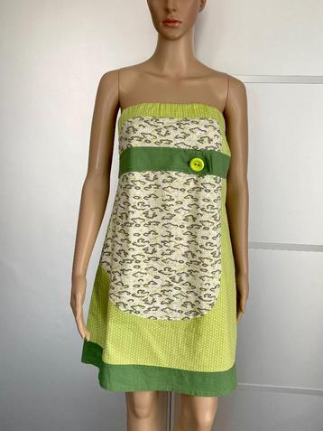 G426 AmarilloLimon mt. L=40/42 jurk strapless jurkje groen beschikbaar voor biedingen