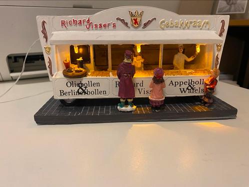 Richard Visser’s gebakskraam - kerstminiatuur, Diversen, Kerst, Zo goed als nieuw, Ophalen of Verzenden