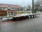Kuiper 3-asser plateauwagen aanhanger 560x250cm 3500KG uniek, Auto diversen, Aanhangers en Bagagewagens, Ophalen