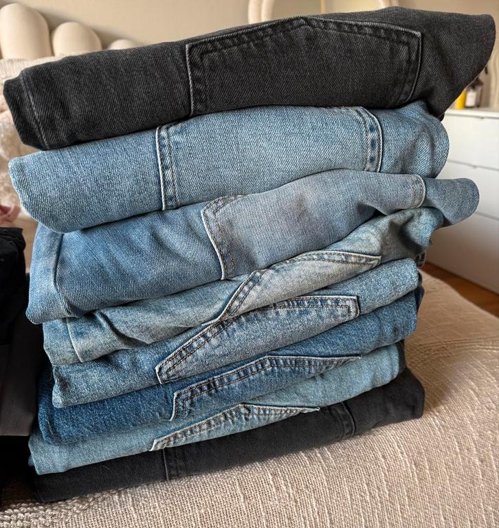 Diverse vrouwen spijkerbroeken en broeken maat 48-52, Kleding | Dames, Spijkerbroeken en Jeans, Zo goed als nieuw, Overige jeansmaten