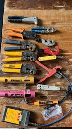 Professionele krimp-, strip- en installatietools - complete, Doe-het-zelf en Verbouw, Gereedschap | Handgereedschap, Ophalen of Verzenden