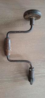 Vintage Houten Handboor, Antiek en Kunst, Antiek | Gereedschap en Instrumenten, Ophalen of Verzenden