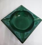 Malachiet / groen agaatglas asbak , malachite glass ashtray, Antiek en Kunst, Antiek | Glas en Kristal, Ophalen