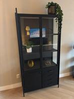 Vitrine kast, Ophalen, Vitrine, 50 tot 100 cm, Zo goed als nieuw