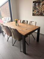 Eettafel + salontafel set, merk Seuren, Ophalen, 200 cm of meer, 50 tot 100 cm, Zo goed als nieuw