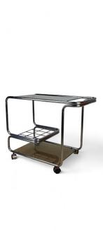 Buisframe space age drank trolley 1970s, Huis en Inrichting, Ophalen, R, 50 tot 100 cm, R