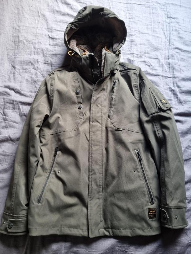 PME Legend winterjas, Kleding | Heren, Jassen | Winter, Zo goed als nieuw, Maat 48/50 (M), Groen, Ophalen of Verzenden