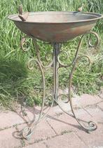 Groot Staand Vogelbad Vogel Voederschaal Smeedijzer Nieuw, Ophalen of Verzenden, Nieuw