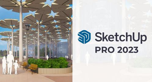Sketchup Pro 2023, Computers en Software, Ontwerp- en Bewerkingssoftware, Zo goed als nieuw, Windows, Ophalen of Verzenden