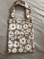Leuke kleine shopper margrieten daisy nieuw handgemaakt, Verzenden, Nieuw, Bruin, Shopper
