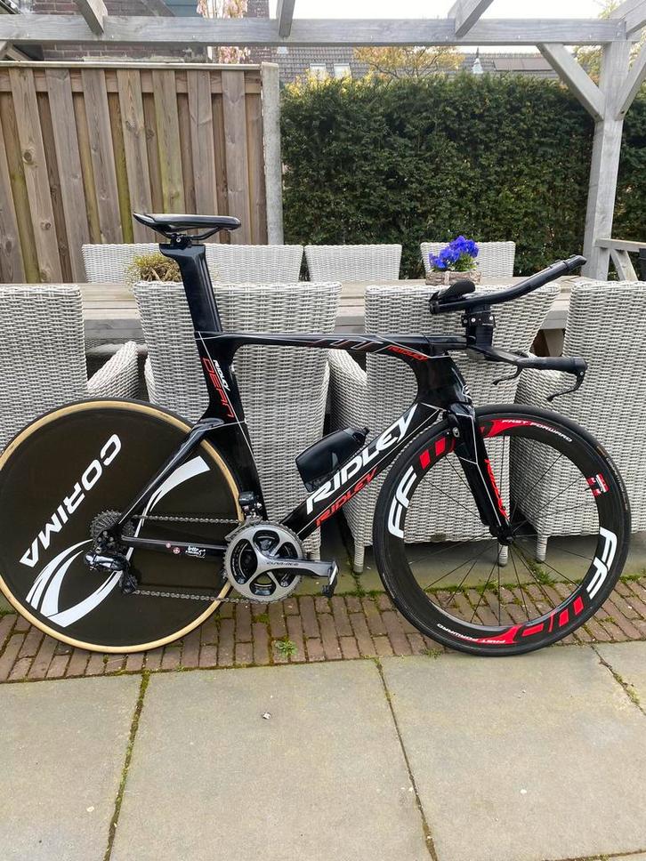 Ridley Dean tijdritfiets L di2, Fietsen en Brommers, Fietsen | Racefietsen, Zo goed als nieuw, Heren, Overige merken, Meer dan 20 versnellingen