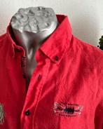 Van Santen & van Santen overhemd maat L [nr1], Kleding | Heren, Overhemden, Ophalen of Verzenden, Zo goed als nieuw, Rood, Halswijdte 41/42 (L)