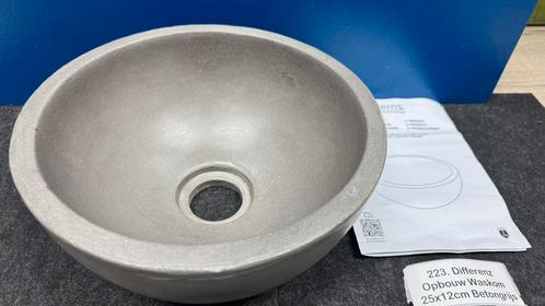 Opbouw Waskom Fontein Sifon Douche Draine Spiegelverwarming, Doe-het-zelf en Verbouw, Sanitair, Nieuw, Wastafel, Chroom, Steen