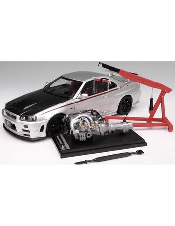 Motorhelix 1:18 Nissan Skyline GT-R R34 Nismo beschikbaar voor biedingen
