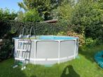 Intex opzetzwembad rond 366 x 99cm Compleet, Tuin en Terras, Zwembaden, Ophalen, Gebruikt, 80 tot 120 cm, Rond