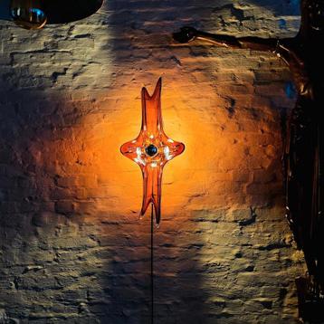 Vintage Murano glazen wandlamp. beschikbaar voor biedingen